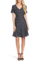 Women's Eliza J Short Sleeve Fit & Flare Dress - Blue
