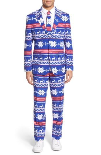 Men's Opposuits 'rudolph' Holiday Suit & Tie