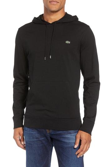 Men's Lacoste Pullover Hoodie (xl) - Red