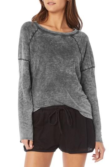 Women's Michael Stars Burnout Top - Black