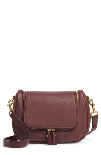 Anya Hindmarch Small Vere Leather Crossbody Satchel - Red