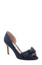 Women's Nina Forbes Ii Peep Toe Pump M - Blue