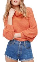 Women's Free People Edessa Pullover - Coral