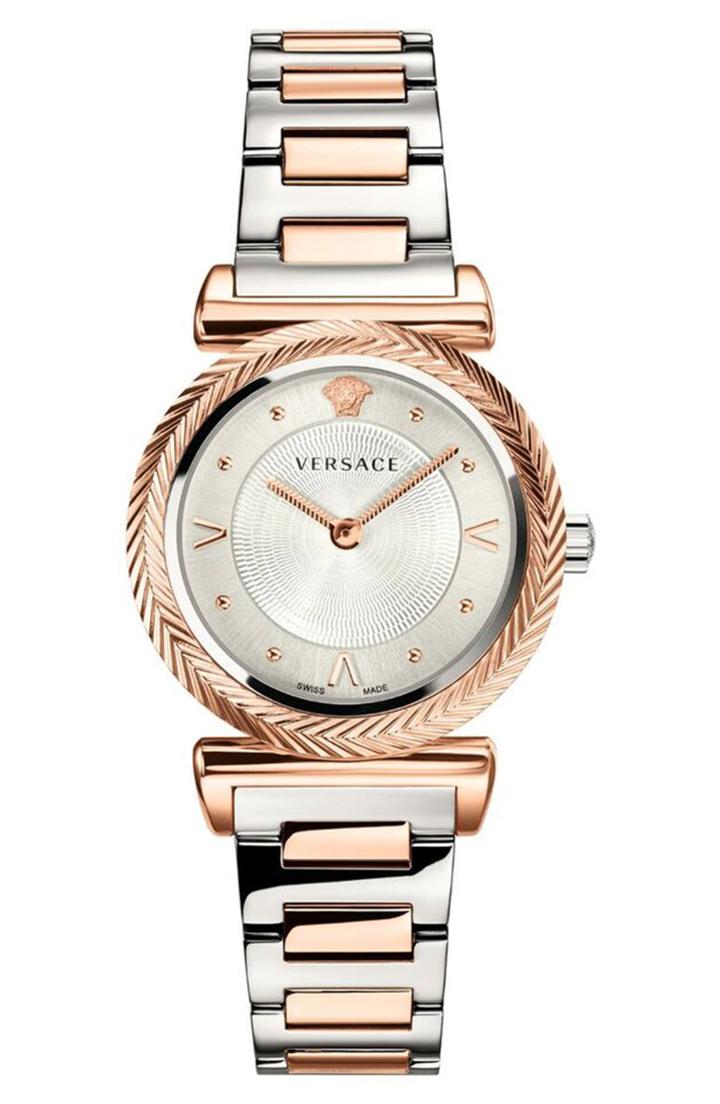 Women's Versace V Motif Bracelet Watch, 35mm