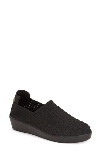 Women's Bernie Mev. 'cha Cha' Wedge Slip-on Us / 36eu - Black