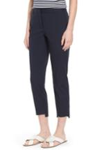 Women's Nordstrom Signature High/low Crop Pants - Blue