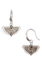 Women's Armenta New World Half-circle Pointed Pave Earrings