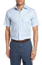 Men's Peter Millar Regular Fit Sirocco Print Sport Shirt - Blue