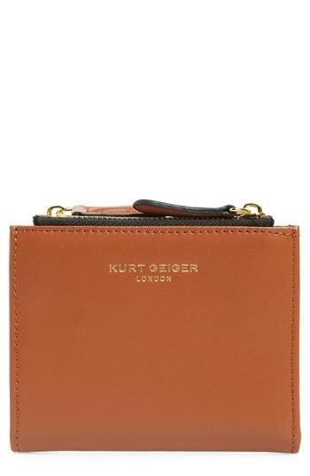 Women's Kurt Geiger London H Leather Mini Purse - Brown