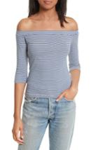 Women's La Vie Rebecca Taylor Off The Shoulder Stripe Top
