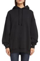 Women's Acne Studios Farrin Face Hoodie, Size - Black