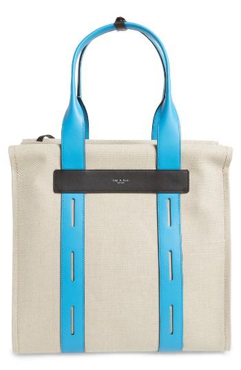 Rag & Bone Summer Friday Canvas Tote - Blue