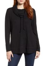 Women's Caslon Cowl Hood Pullover - Black