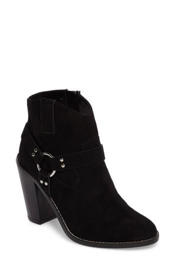 Women's Callisto Fancye Ringed Ankle Strap Bootie .5 M - Black