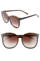 Women's Stella Mccartney 59mm Cat Eye Sunglasses - Avana