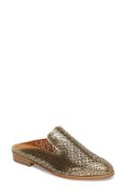 Women's Robert Clergerie Asier Perforated Loafer Mule Us / 35.5eu - Metallic