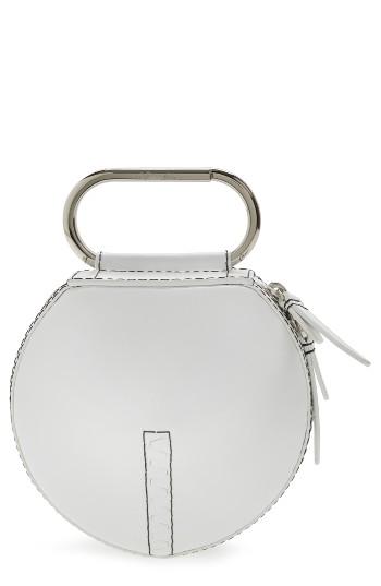 3.1 Phillip Lim Alix Leather Circle Clutch - White