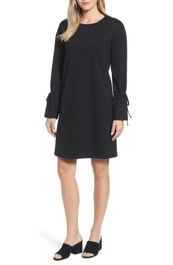 Women's Halogen Cinch Cuff Shift Dress - Black