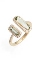 Women's Bony Levy Iris Diamond & Semiprecious Stone Open Ring (nordstrom Exclusive)