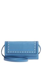 Cole Haan Cassidy Leather Rfid Crossbody Wallet - Blue