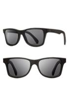 Men's Shwood 'canby' 54mm Polarized Wood Sunglasses - Dark Walnut/ Grey