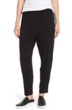 Women's Eileen Fisher Slouchy Stretch Tencel Tapered Pants - Black