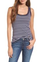 Women's Caslon Cotton Tank - Blue