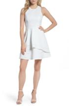 Women's Adelyn Rae Gemma Fit & Flare Dress - White