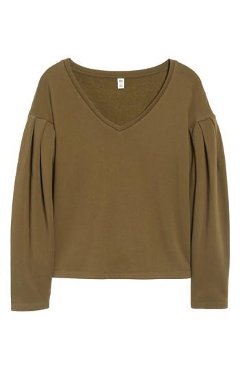 Women's Bp. Pleat Sleeve Sweater