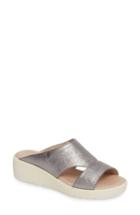 Women's Johnston & Murphy Carly Sandal .5 M - Metallic