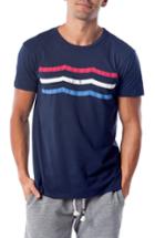 Men's Sol Angeles American Waves T-shirt - Blue
