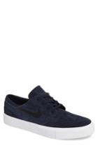 Men's Nike Zoom Stefan Janoski Premium Skate Sneaker .5 M - Blue