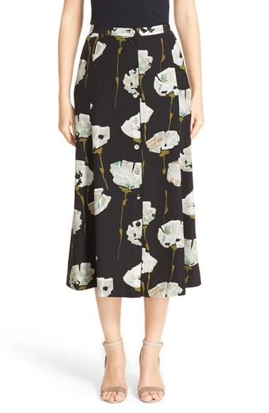 Women's Lafayette 148 New York Carissa Floral Print Skirt