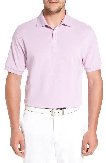 Men's Peter Millar Crown Polo, Size - Purple