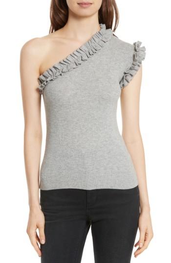 Women's La Vie Rebecca Taylor Ruffle One-shoulder Top