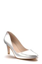 Women's Shoes Of Prey Round Toe Pump D - Metallic