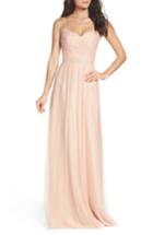 Women's Monique Lhuillier Bridesmaids Brooks Tulle Gown - Pink