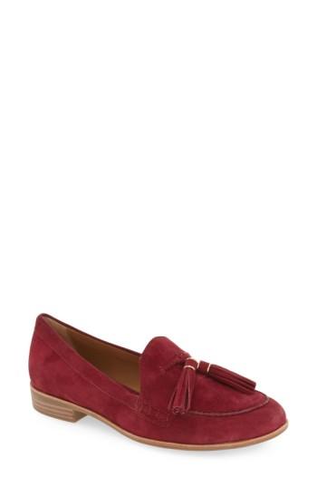 Women's G.h. Bass & Co. 'estelle' Tassel Loafer .5 M - Red