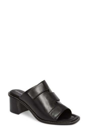 Women's Donald Pliner Amalia Block Heel Sandal M - Black