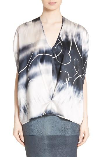 Women's Zero + Maria Cornejo Ani Elliott X-ray Stretch Silk Tank - White