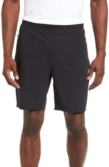 Men's Hurley Alpha Trainer Plus Threat Training Shorts, Size - Black