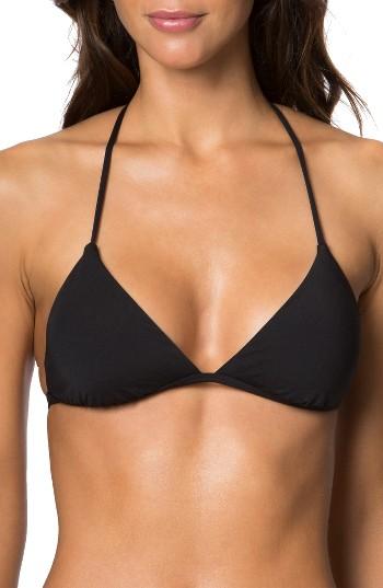 Women's O'neill Salt Water Halter Bikini Top - Black