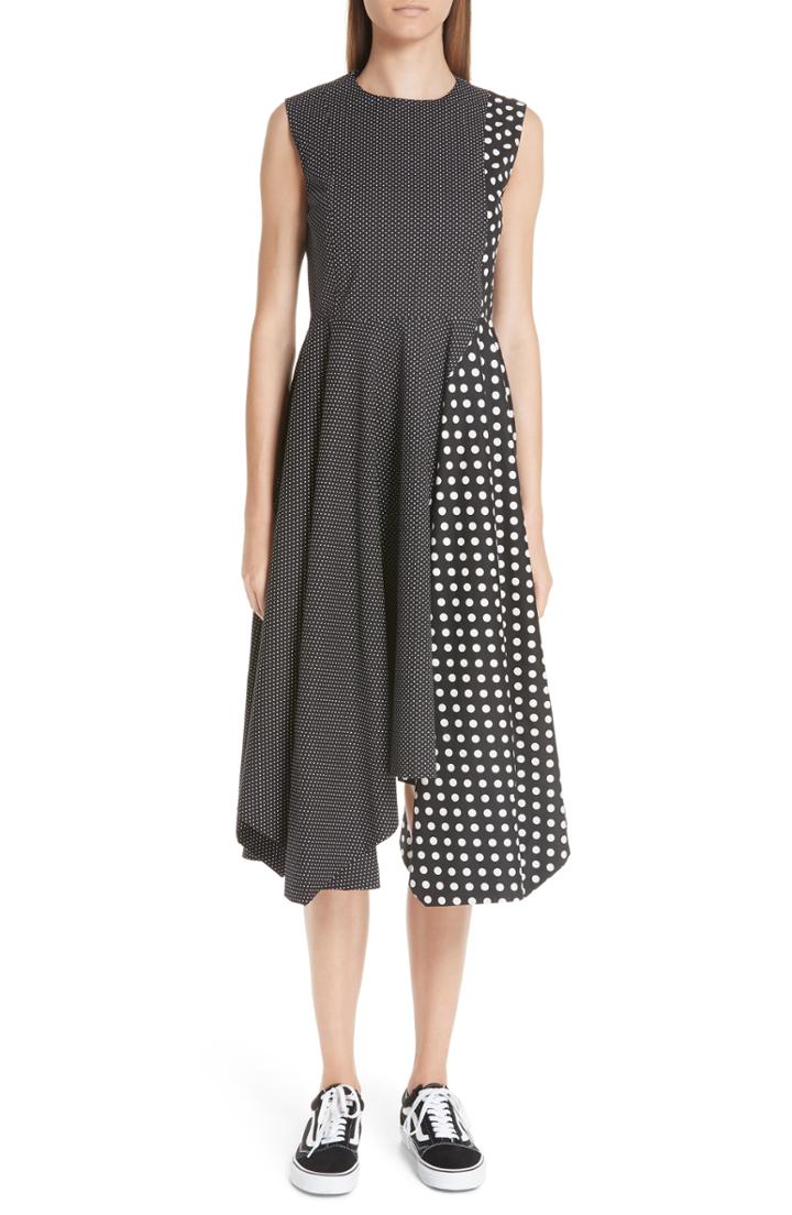 Women's Paskal Dot Print Sleeveless Fit & Flare Dress