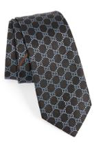 Men's Gucci Arend Silk Jacquard Tie, Size - Blue