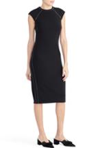 Women's Rachel Roy Collection Contrast Stitch Shift Dress - Black