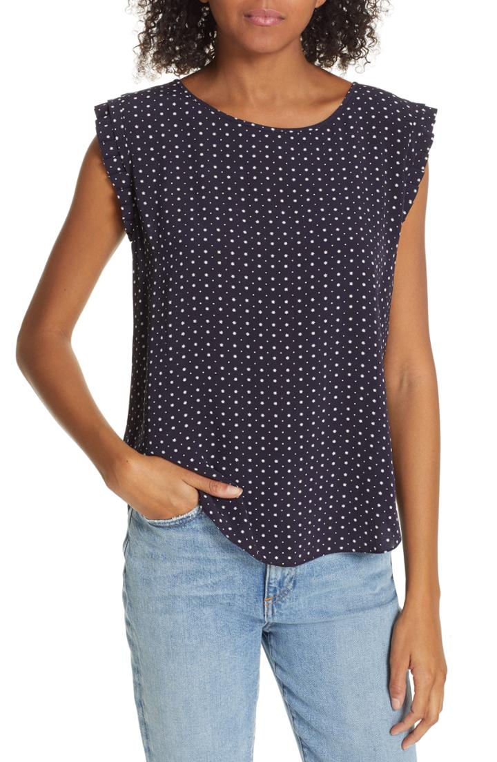 Women's Joie Laurelle Print Woven Top - Blue