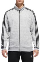 Men's Adidas Essentials Jacquard Track Jacket - Grey