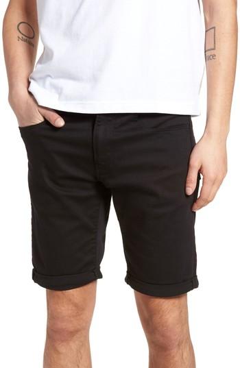 Men's G-star Raw 3301 Slim Shorts - Black