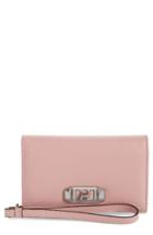 Women's Rebecca Minkoff Love Lock Iphone 7/8 & 7/8 Leather Wristlet Folio - Pink