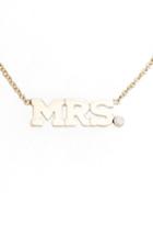 Women's Zoe Chicco Diamond Mrs. Pendant Necklace